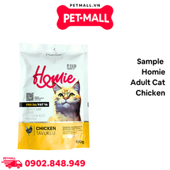 Sample Thức ăn mèo Homie Adult Cat 100g - Chicken - Mèo lớn vị gà Petmall