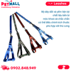 Set dây dắt + yếm SONICE Mix Colour Large Size - Cho chó <20kg Petmall