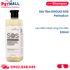 Sữa tắm SOS SPECIAL FOR CATS khử mùi hôi cho mèo 530ml - Trắng Petmall