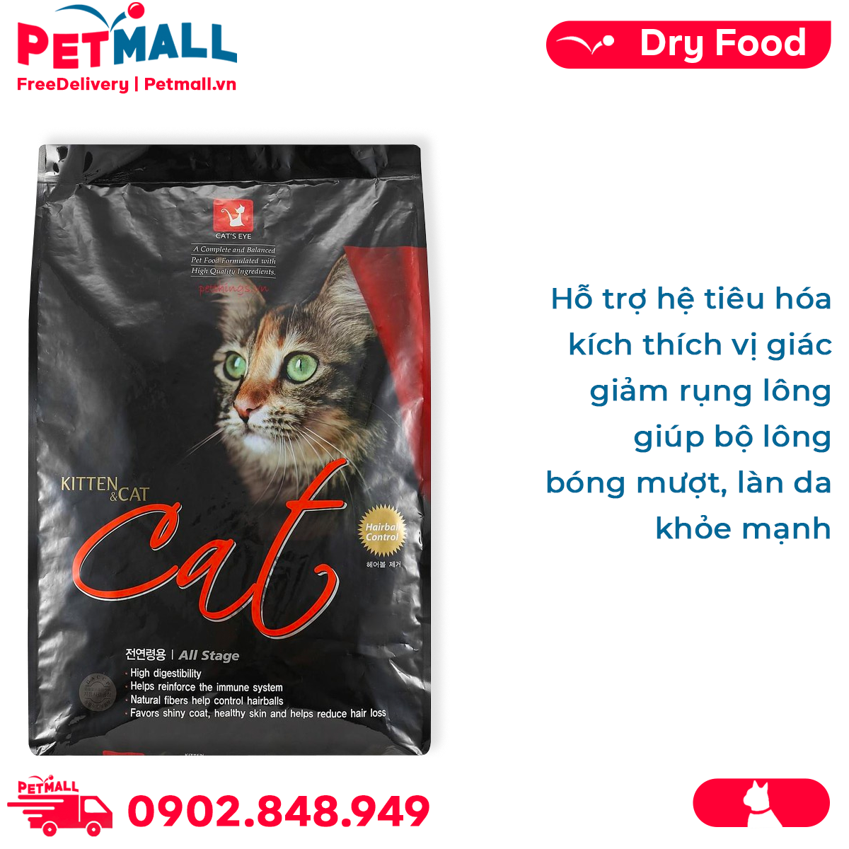 Thức ăn mèo CAT EYE 6kg - Petmall