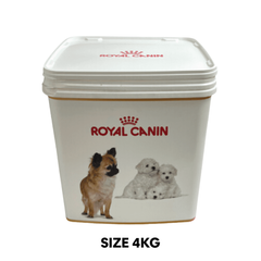 Thùng đựng thức ăn Royal Canin 4kg - Size 23x35cm- Hình chó Petmall