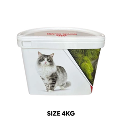 Thùng đựng thức ăn Royal Canin 4kg - Size 32x35cm- Hình mèo Petmall