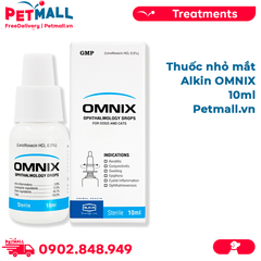 Sản phẩm nhỏ mắt Alkin OMNIX 10ml Petmall