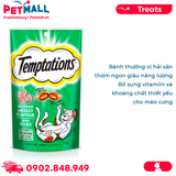Treats mèo Temptations Seafood Medley 75g Petmall