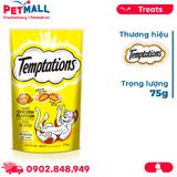 Treats mèo Temptations Tasty Chicken 75g Petmall
