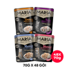  Combo 48 Gói 70G - Pate mèo MARIA Mix vị - Chicken, Tuna, Salmon, Mackerel, Squid Petmall 