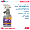 Xịt khử mùi & vết ố URINE OFF Dog & Puppy Unscented Scented Stain & Odor Remover 500ml - khử mùi nước tiểu, diệt khuẩn không mùi Petmall