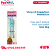  Vòng cổ DoggyMan Size 5kg - Màu xanhh dương hình con bướm Petmall 