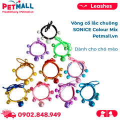 Vòng cổ lắc chuông SONICE Colour Mix - Dành cho chó mèo Petmall