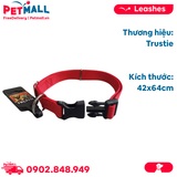 Vòng cổ Trustie Dog Nylon Collar X-Large Size | 42x64cm - Màu đỏ Petmall