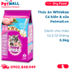5.5KG - Thức ăn WHISKAS Ocean Fish Flavour Junior - Vị cá biển & sữa (cho mèo từ 2-12 tháng) Petmall