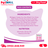 5.5KG - Thức ăn WHISKAS Ocean Fish Flavour Junior - Vị cá biển & sữa (cho mèo từ 2-12 tháng) Petmall