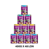 Combo 24 Lon 400G - Pate mèo WHISKAS - Mix vị Petmall