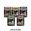 Hộp 12 Gói 70G - Pate chó Maria Chicken with Lamb Heart in Jelly - Thị Gà, Tim Cừu Petmall