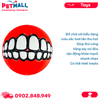 Đồ chơi ROGZ by Kong Grinz Treat Ball Medium Size | Red Color - Màu đỏ, hỗ trợ vận động, có thể nhét treats Petmall