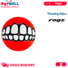 Đồ chơi ROGZ by Kong Grinz Treat Ball Medium Size | Red Color - Màu đỏ, hỗ trợ vận động, có thể nhét treats Petmall