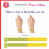 Vòng Tay giấy Nút Bấm