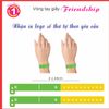 Vòng Tay giấy Nút Bấm