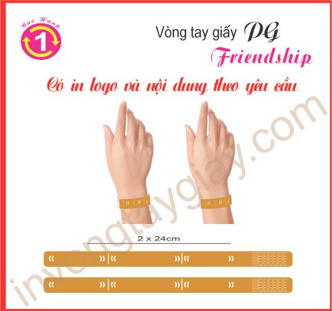  Vòng Tay giấy  có nội dung Keo dán - Hộp 100 cái 