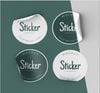 IN Tem decal sữa ( PVC )
