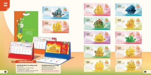  Lịch bàn  AH 13 tờ 