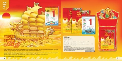  Lịch Bloc AH 20 x 30 cm 