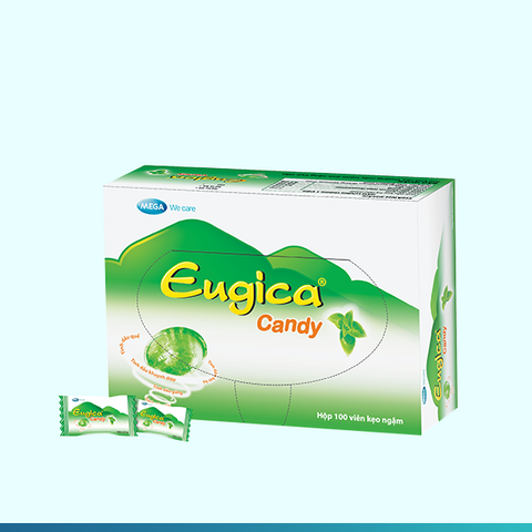  Kẹo ngậm thảo dược EUGICA CANDY (Hộp 100 viên) 