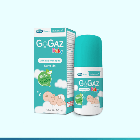  Chai lăn giảm đầy hơi, quấy khóc cho trẻ sơ sinh Mega We Care Gogaz Baby (Chai 60ml) 