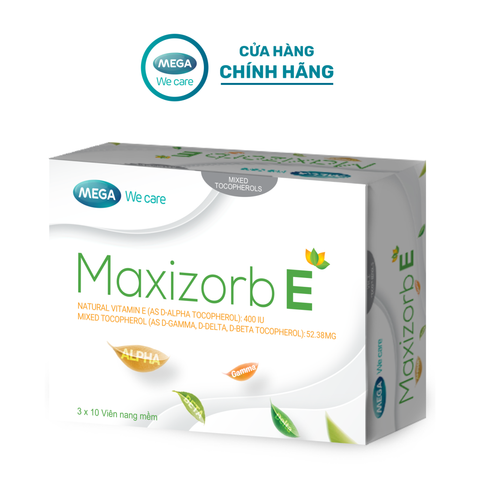  Viên uống bổ sung vitamin E MAXIZORB E (Hộp 30 viên) 