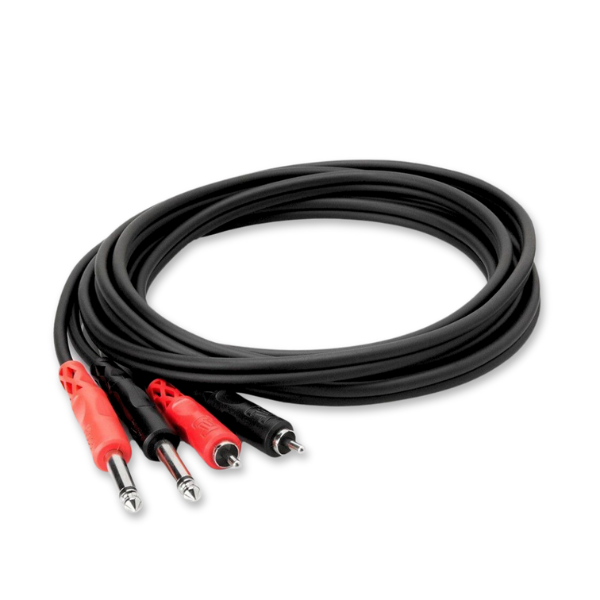 Cặp dây Cap 6.5mm ra Hoa sen (RCA) - Hosa Stereo Interconnect