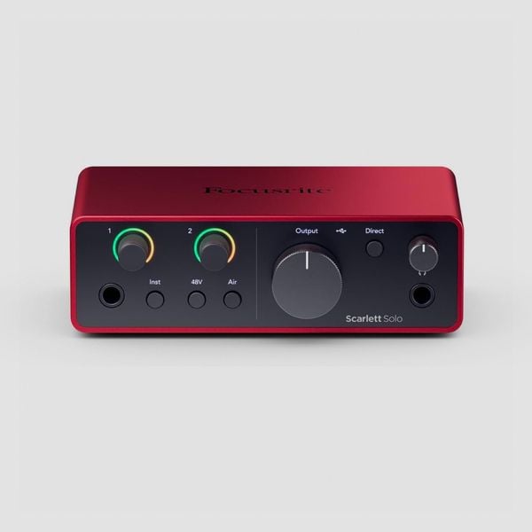 Sound Card Focusrite Scarlett Solo 4rd (Gen) - Sound card thu âm
