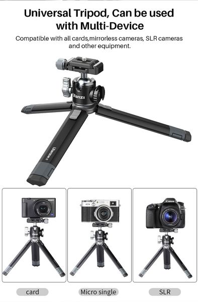 Chân Tripod Ulanzi MT-24 Camera Vlog Set metal tabletop (Ball Head & Tripod)