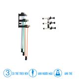 Khung Treo 3 Phông Xích Tay Kèm Ống Nhôm
