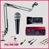 Bộ thu âm: Focusrite Scarlett Solo (Gen 4) - Micro cầm tay Shure PGA48-LC