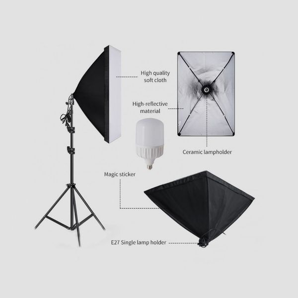 Bộ Kit Studio 1 Đèn E27 - Bóng đèn 285W