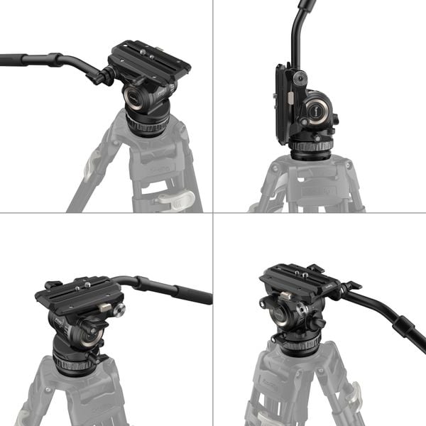 SmallRig 4287 - Professional Fluid Head PH8