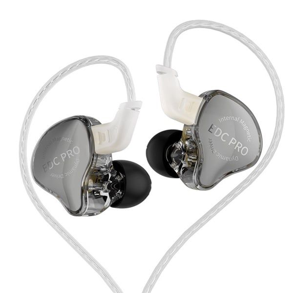 Tai nghe KZ-EDC PRO Tai nghe nhét tai livestream ( In ear ) dây bạc