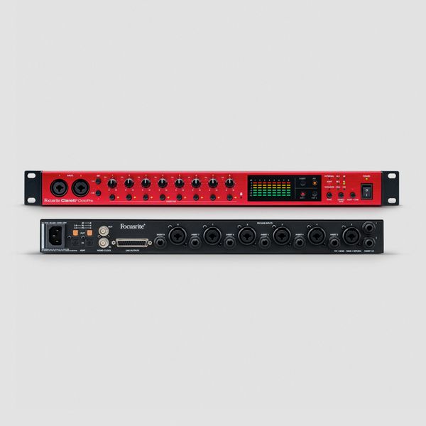 Focusrite Clarett+ OctoPre 8-Channel Adat Preamp