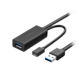 Cáp USB 3.0 nối dài 10m hỗ trợ nguồn Micro USB chính hãng Ugreen 20827 cao cấp