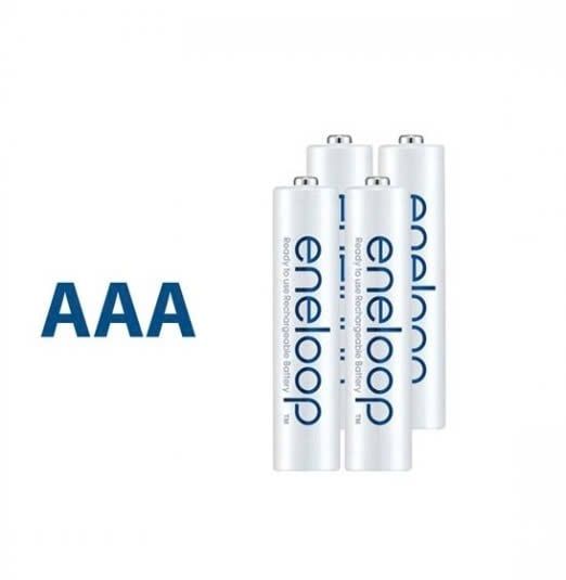 Pin sạc AAA Eneloop 750mAh, Vỉ 4 viên