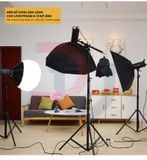Combo Đèn Led Shitak ET300S kèm softbox 90cm và chân đèn