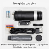 Bộ Đèn Tạo Viền Tóc kèm chân 2m8