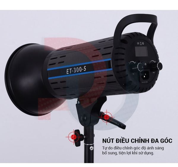 Combo Đèn Led Shitak ET300S kèm softbox 90cm và chân đèn