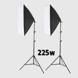 Bộ Kit Studio 2 Đèn E27 - Bóng đèn 285W đổi màu 3200-5500K