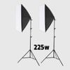 Bộ Kit Studio 2 Đèn E27 - Bóng đèn 285W đổi màu 3200-5500K