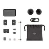 Micro Cài Áo DJI Mic 2 (2 TX + 1 RX) - Micro không dây 2 phát 1 nhận