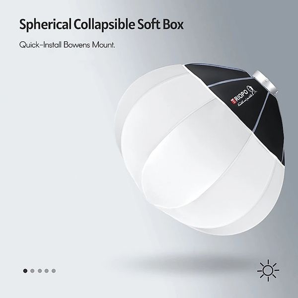 Softbox Cầu Triopo 65cm KQ-65, Softbox cầu chinaball 65cm KQ Triopo