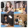 VIJIM K7 - Đèn LED đổi 3 màu (3200-5600K) kèm chân Tripod để bàn có thể điều chỉnh độ cao, Ballhead xoay 360°