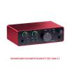 Bộ livestream Micro không dây Focusrite Scarlett 2i2 3(Gen 4) JBL VM300 (2mic)