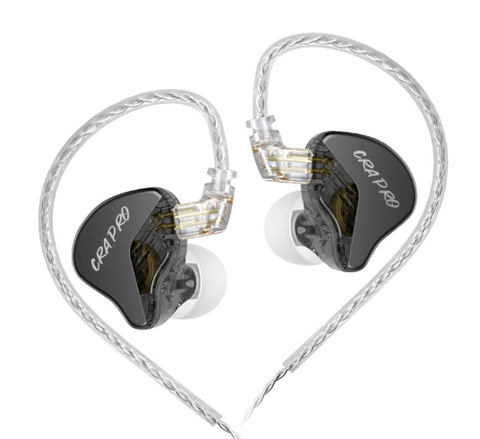 Tai nghe CCA CRA PRO - tai nghe nhét tai livestream màu đen